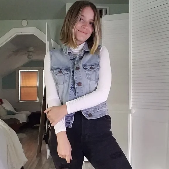 American eagle denim vest - Picture 8 of 12